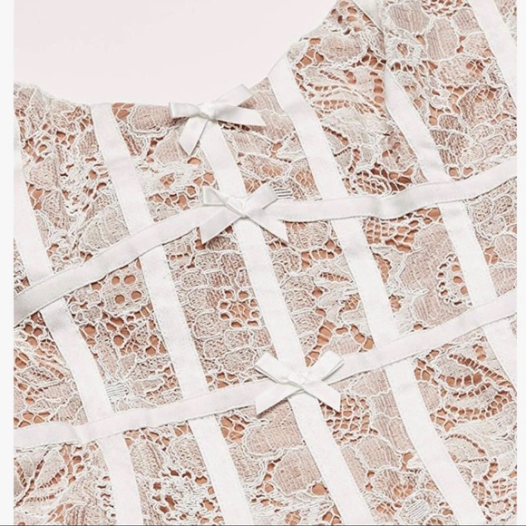 For Love and Lemons Dress. Ivory Lace Bustier. NWT - Picture 7 of 13